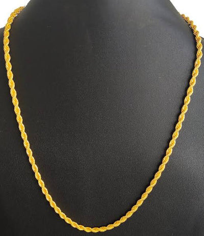 24K GOLD PLATED CHAIN - For Men and Women Both