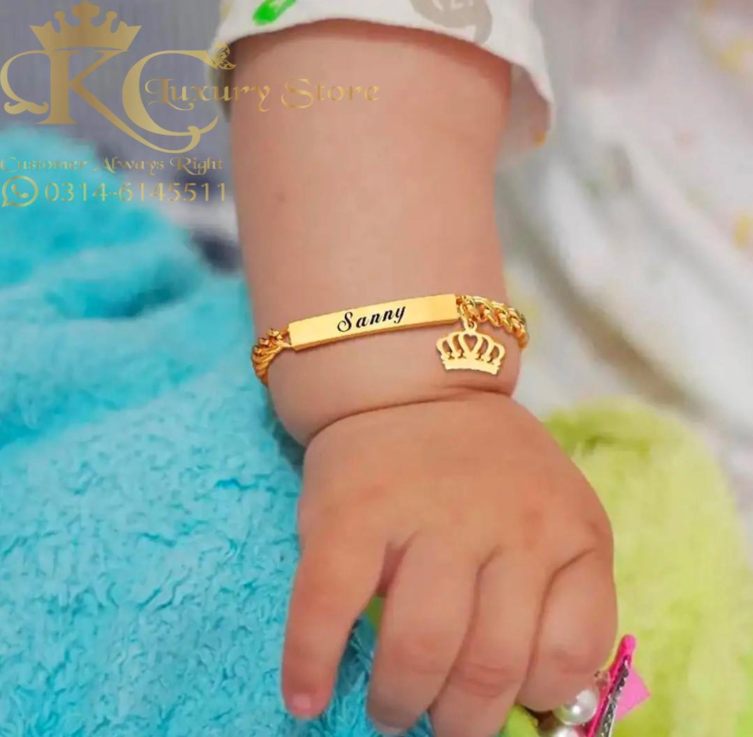 KC Customized Beautiful Kids Customize Engraved Name Bracelet