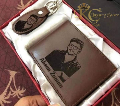 KC Customized Photo Wallet Keychain Gift Set