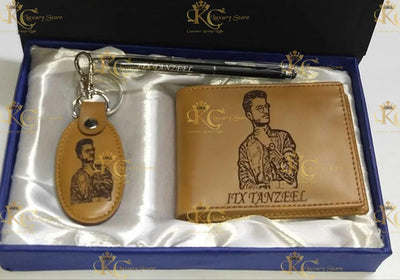 KC Customized Photo Wallet Keychain Gift Set