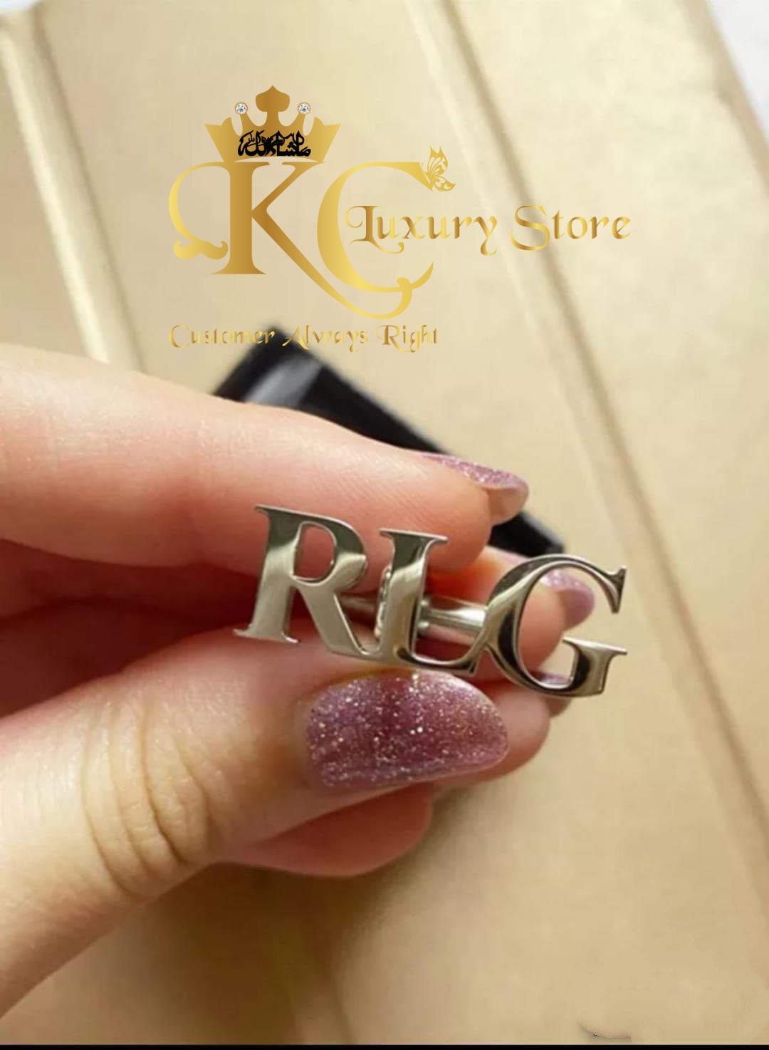 KC Customized Two Words Customize Cufflinks