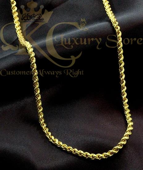 24K GOLD PLATED CHAIN - For Men and Women Both