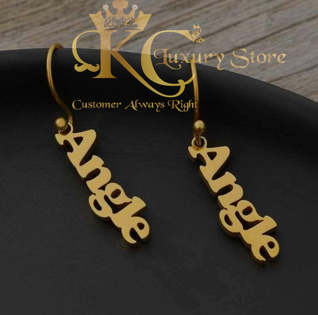 KC Customized Best Earring With Your Name