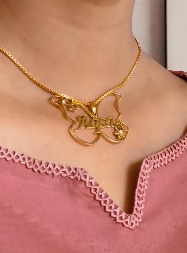 KC Customized Butterfly Necklace