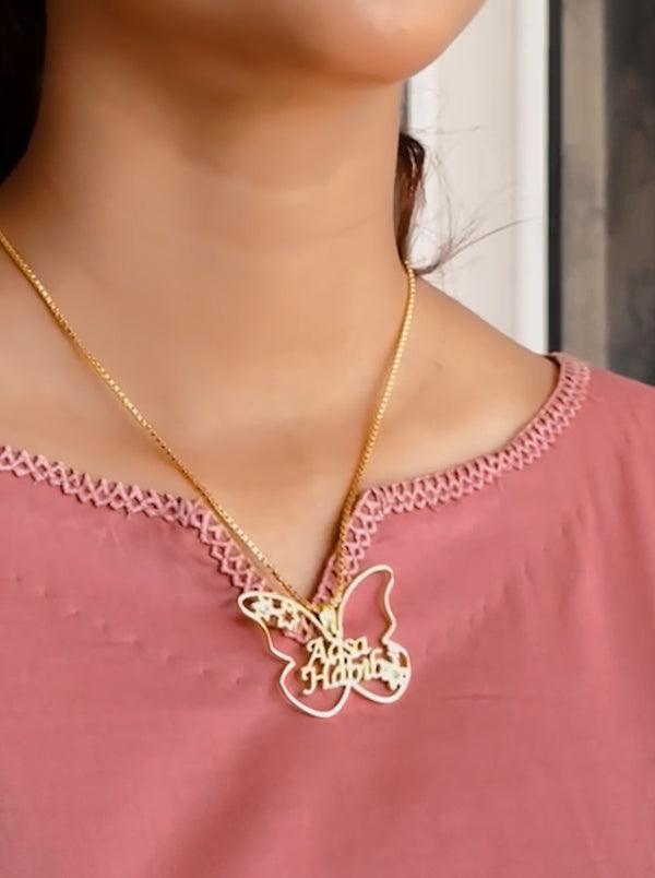 KC Customized Butterfly Necklace