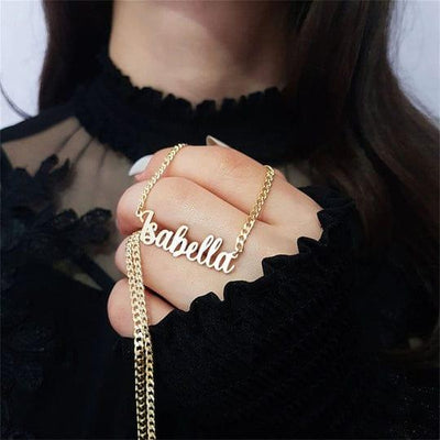 Customized 3mm Name Necklace