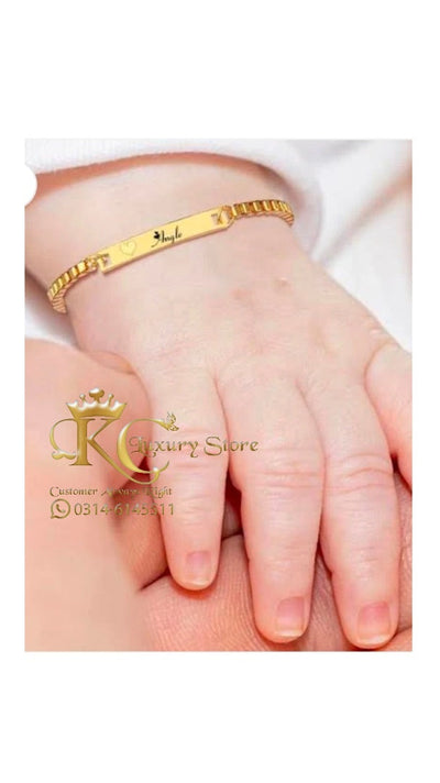 KC Customized Beautiful Kids Customize Engraved Name Bracelet